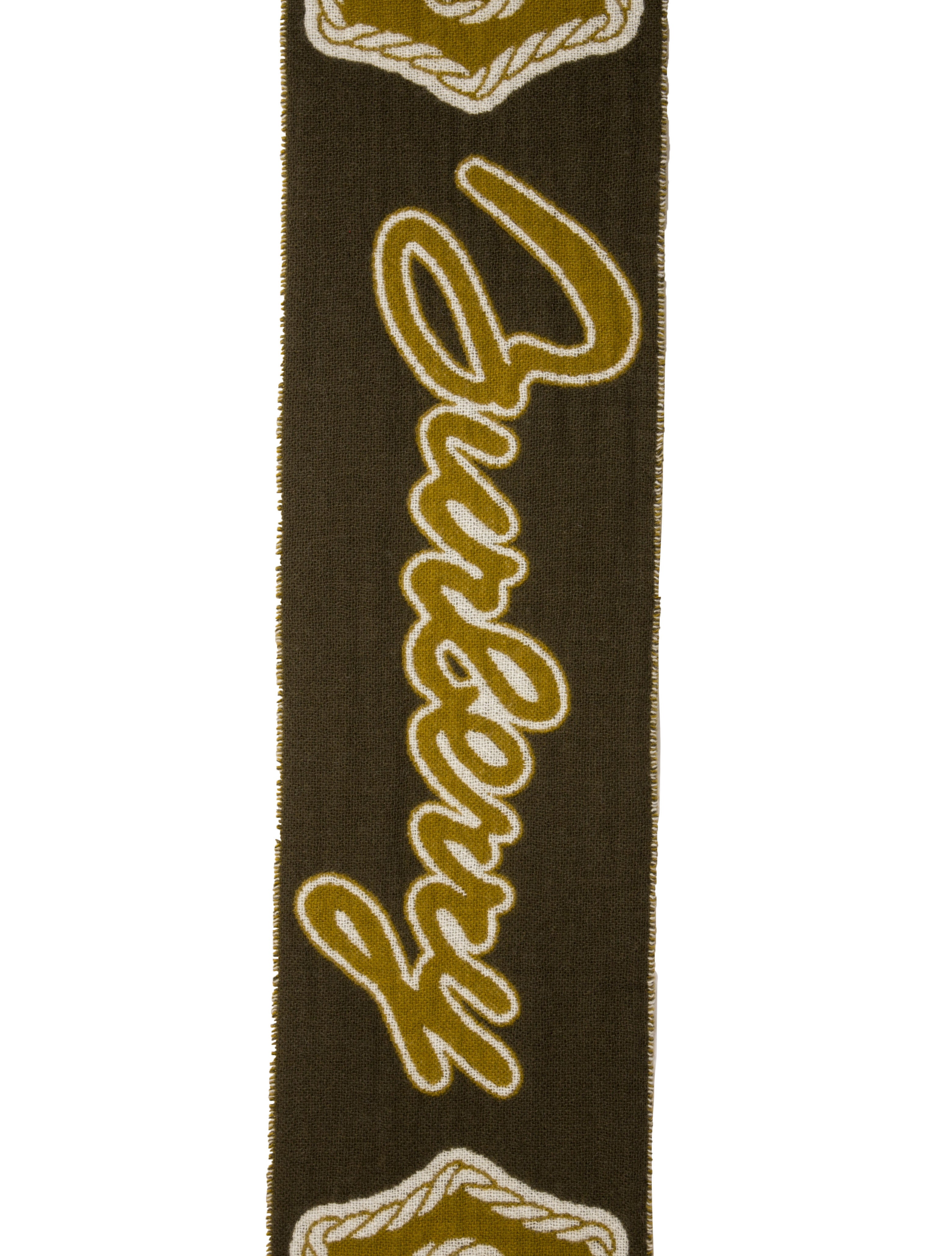 Burberry Wool Paisley Print Scarf
